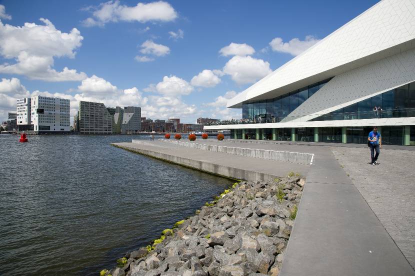 Gebouwen Amsterdam aan het IJ