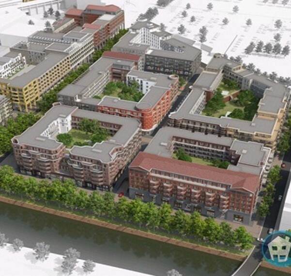 Impressie van het werkelijke gebouw Winkelcentrum Leidsche Rijn Centrum.